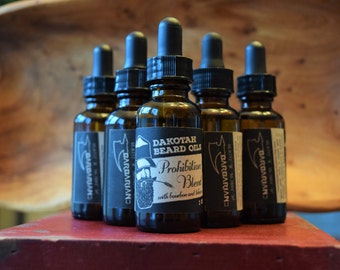 DAKOTAH BEARD OILS - Prohibition Blend (Bourbon and Tobacco)