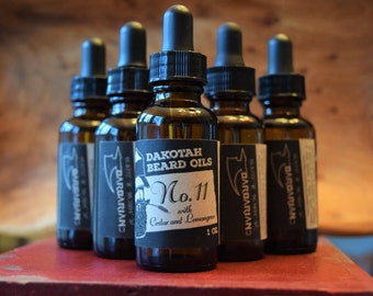 DAKOTAH BEARD OILS - No. 11 (Cedar and Lemongrass)