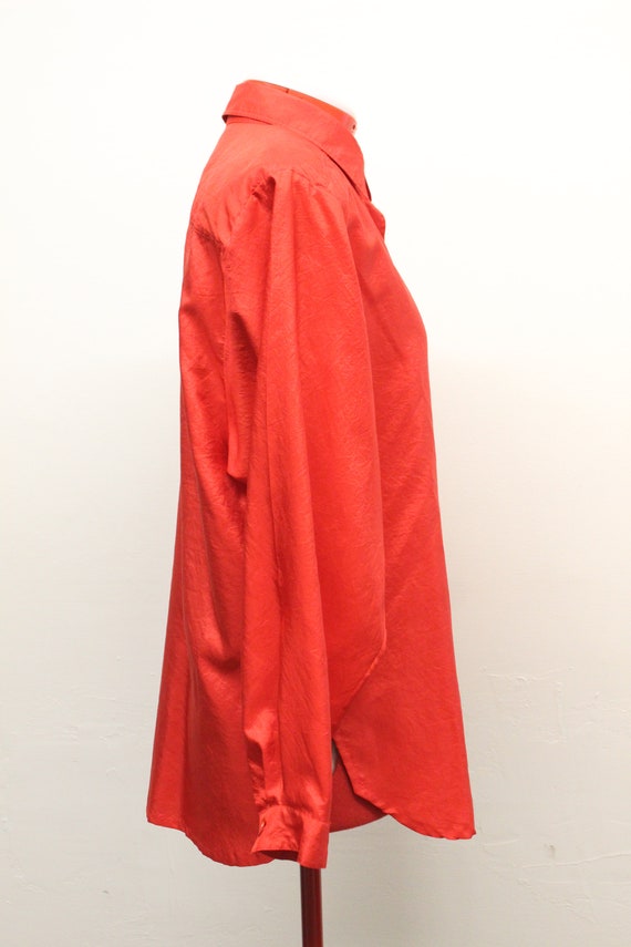 Vintage 1990's Josephine Bright Red Long Sleeve B… - image 5