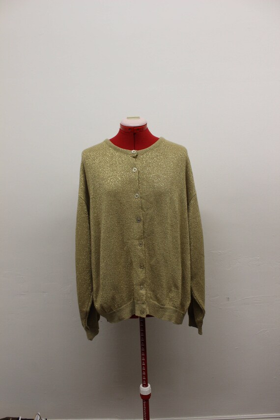 plus size gold cardigan
