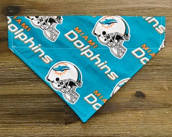 miami dolphins dog bandana
