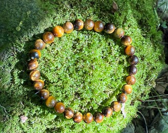 Tiger Eye Bracelet - courage, power, strength