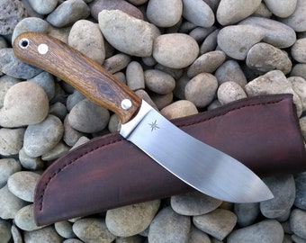 FireCreekForge.com Nessmuk Bushcraft  Knife Handmade Skinning Hunting Custom Made Elijah Williams Knives High Carbon steel