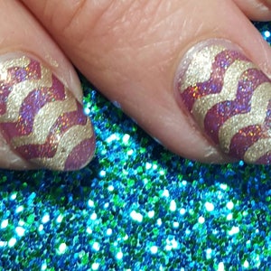 Wavy Scallops Guides Nail Vinyls image 3