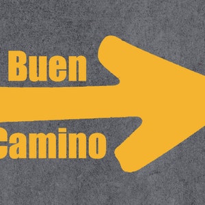 Camino de Santiago Buen Camino decal vinyl sticker Classic Arrow The Way