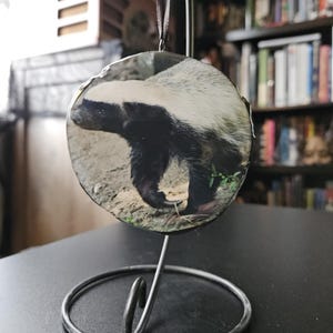 Honey Badger Resin Ornament