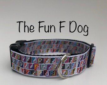 fendi dog collar