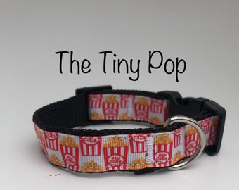 Snoopy with Popcorn Slip Through Collar No Tie Pet Bandana
