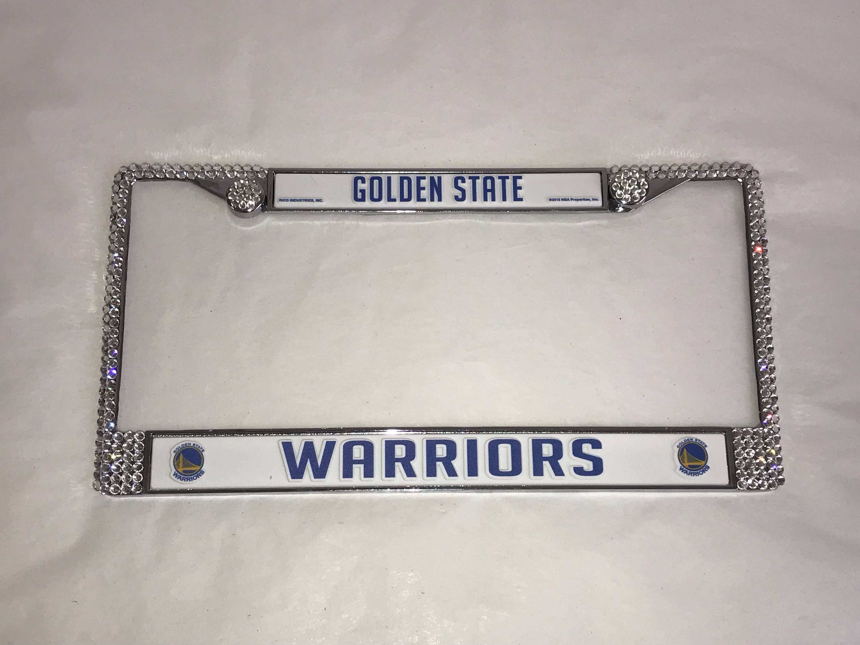 golden state warriors license plate holder