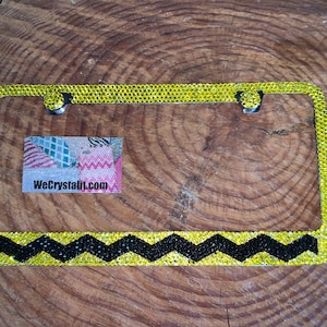 Charlie Brown snoopy Crystal Sparkle Auto Bling Rhinestone  License Plate Frame with Swarovski Elements Made by WeCrystalIt