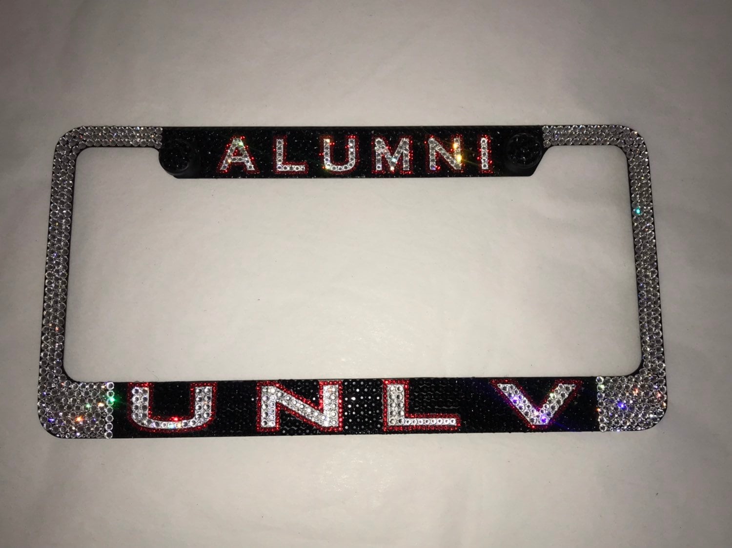 UNLV Alumni Crystal Sparkle Auto Bling Rhinestone License Plate Frame