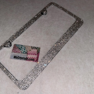 Licence Plate Frame Swarovski Crystal - Etsy
