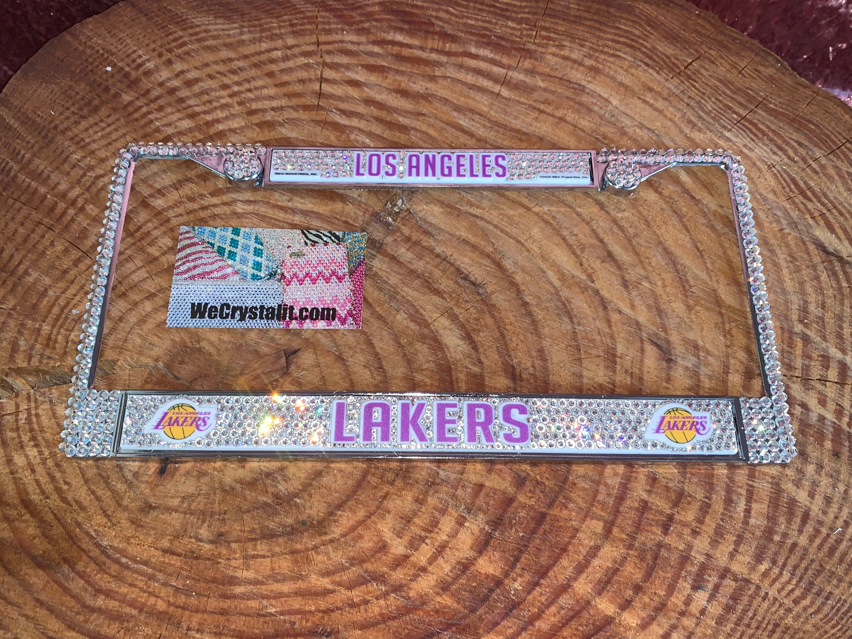 lakers dodgers license plate frame