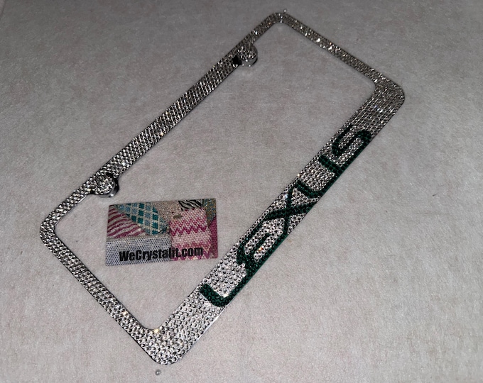 Lexus Crystal Sparkle Auto Bling Rhinestone  License Plate Frame with Swarovski Elements Made by WeCrystalIt