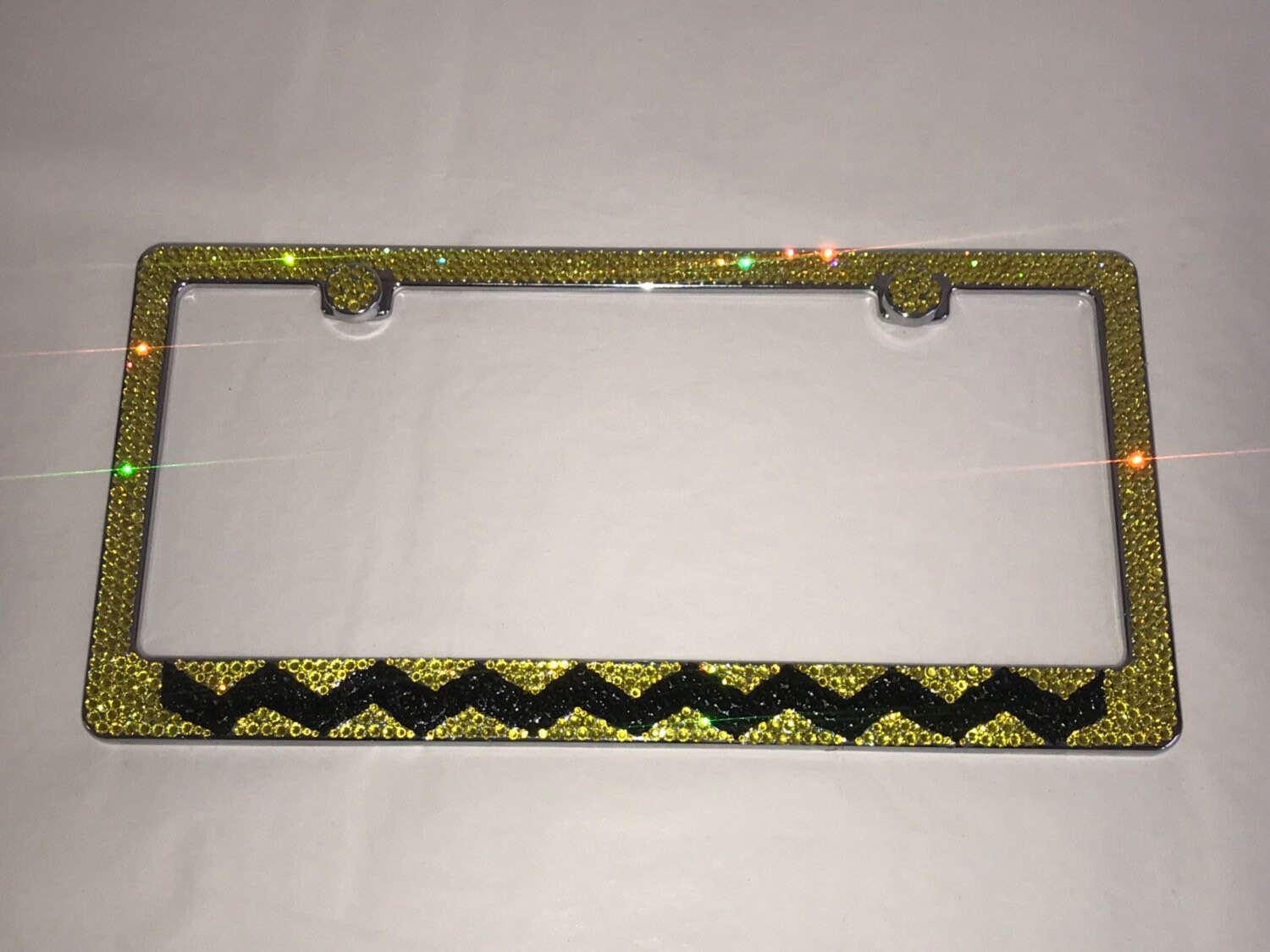 Charlie Brown snoopy Crystal Sparkle Auto Bling Rhinestone License Plate Frame with Swarovski