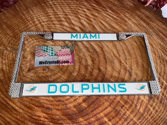 miami dolphins license plate frame miami dolphins license plate frame
