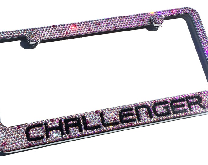 Tahoe top z71 logo bottom  Crystal Sparkle Auto Bling Rhinestone  License Plate Frame with Swarovski Elements Made by WeCrystalIt