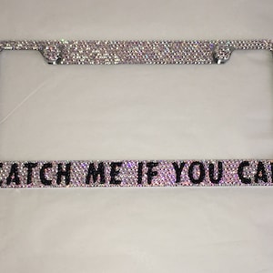 SUPERNATURAL Frame Crystal Sparkle Auto Bling Rhinestone  License Plate Frame with Swarovski Elements Made by WeCrystalIt