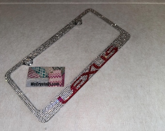 Lexus Crystal Sparkle Auto Bling Rhinestone  License Plate Frame with Swarovski Elements Made by WeCrystalIt