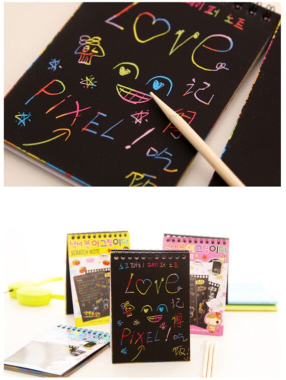 Scratch Notebook 2pkts scratch notebook Stationery