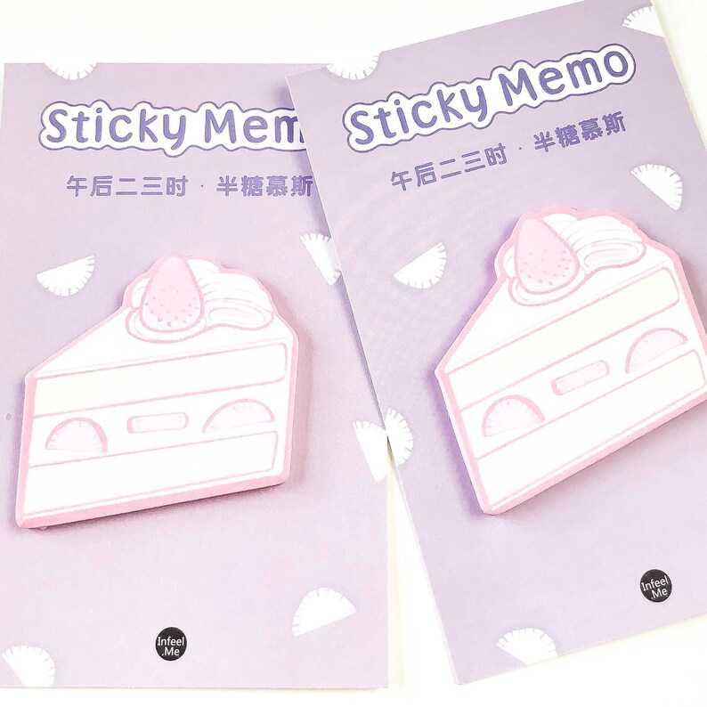 Pastel Colours | Writing Paper 2pkts Back to School Sticky Notes Office Supplies Dessert Sticky notes