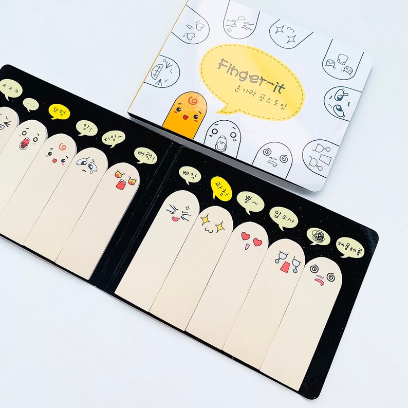 Sticky Notes Cute little Fingers Art 2pkts Kawaii Sticky ...