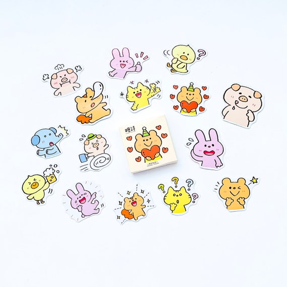 Sticker Pet Garden Gift Ideas Kawaii Stickers Label Etsy