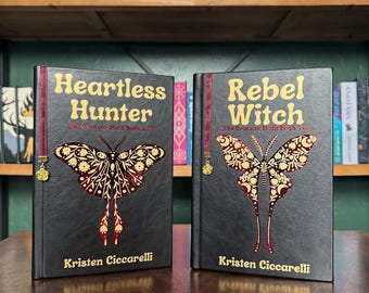 Leather Rebound Set of Heartless Hunter & Rebel Witch by Kristen Ciccarelli