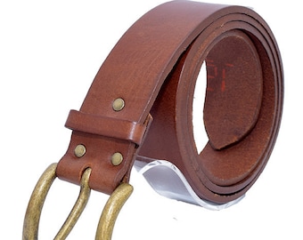 1 inch widths Real cowhide Leather handmade belts in London UK for men and women in different widths, sizes & colours.