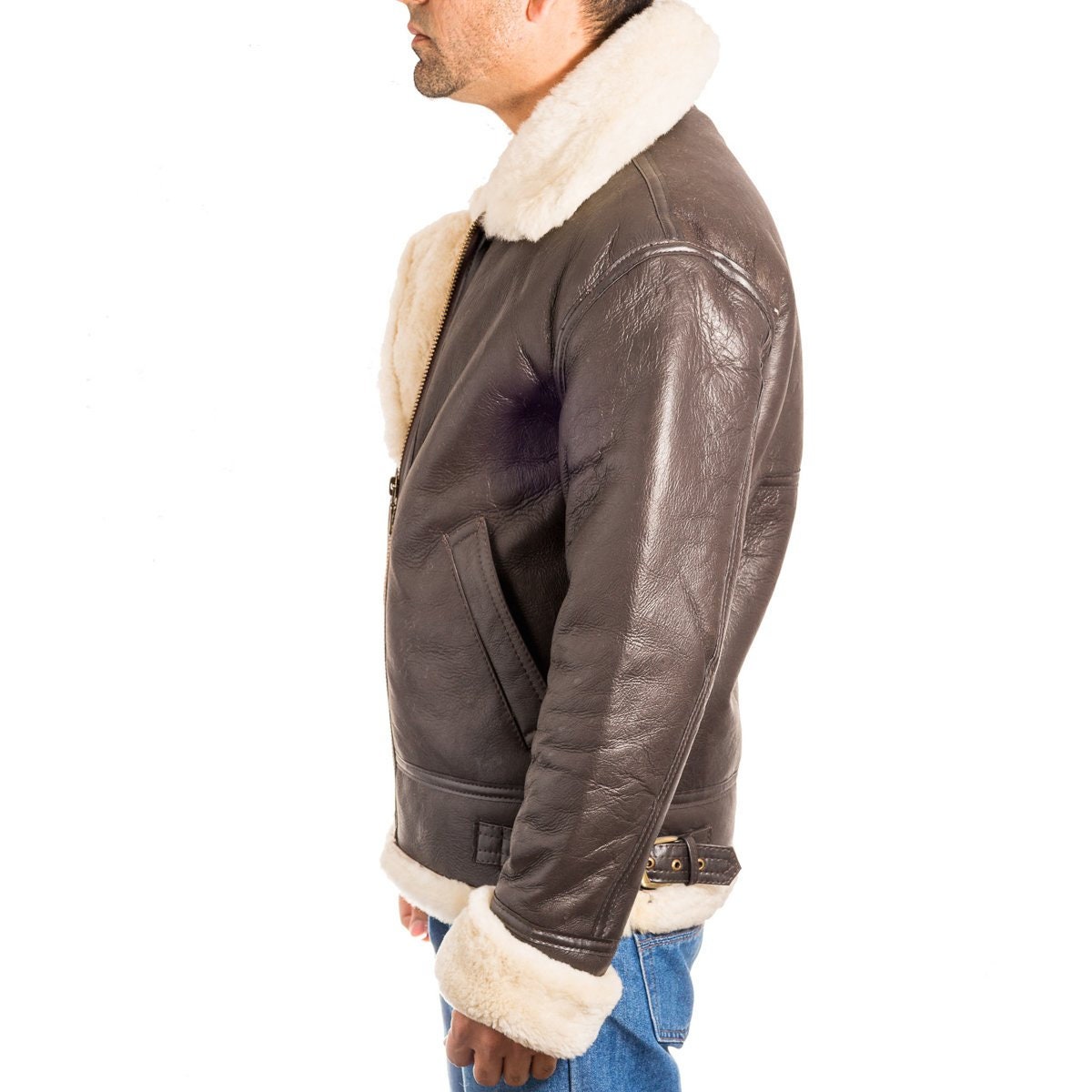 Mens Pilot / Aviator B3 Sumptuous Sheepskin WW2 Flying Jacket. - Etsy UK