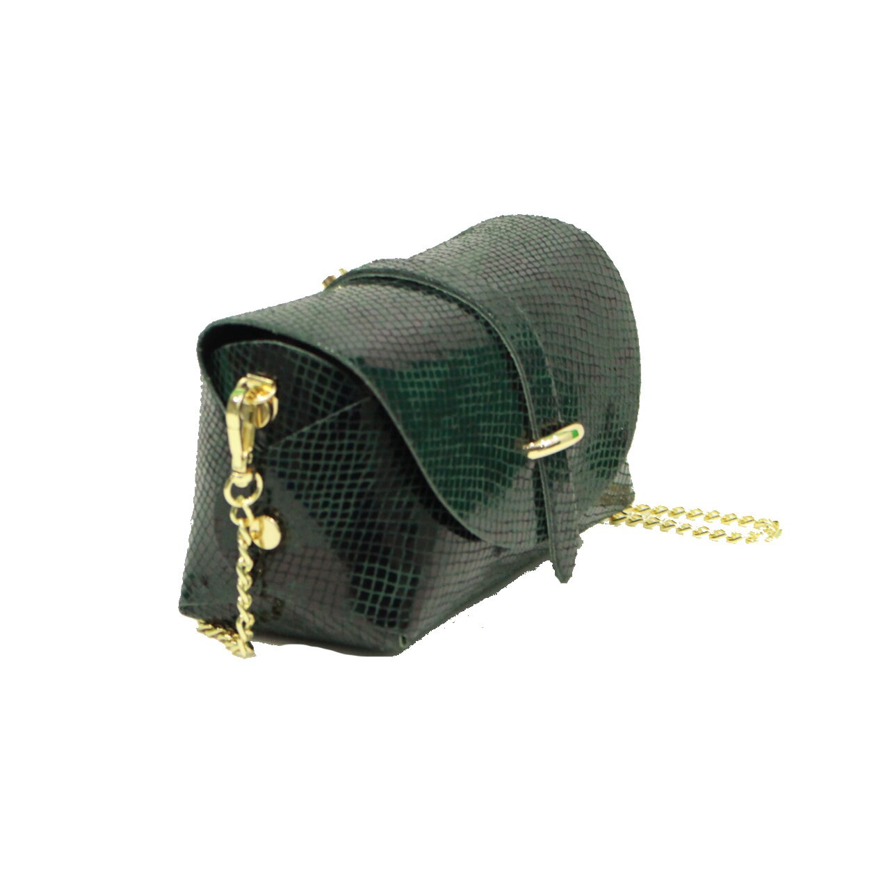 Snake Print Evening Clutch Bag With Detachable Gold Chain - Etsy UK