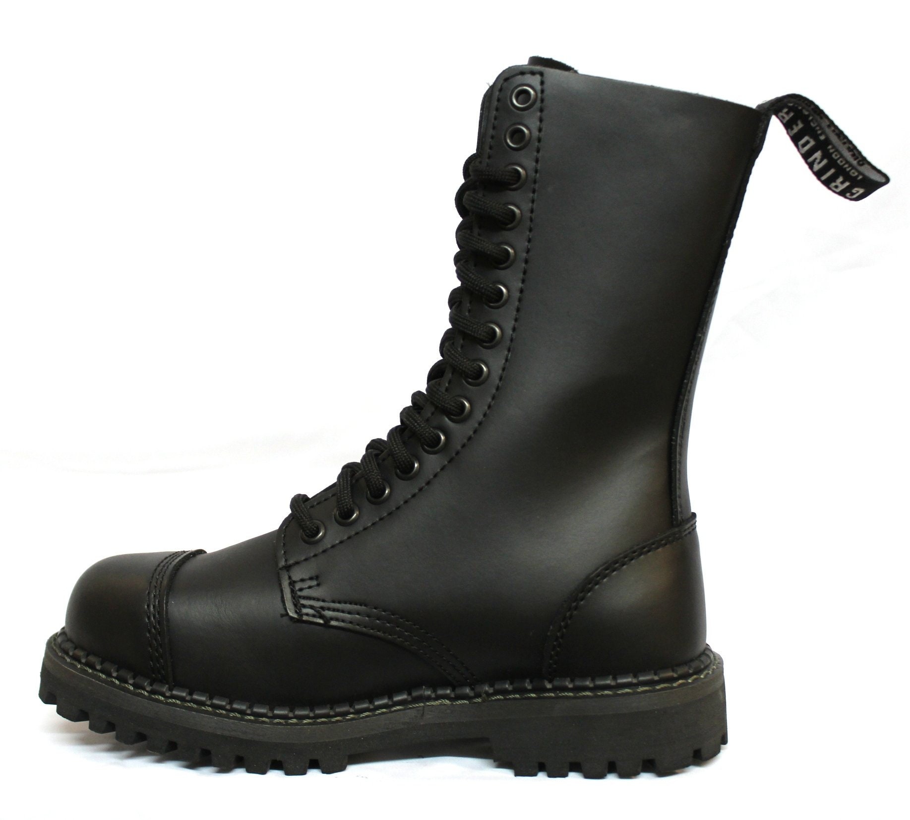 Herald Cs Safety Steel Toe Cap Black Smart Lace up Boots - Etsy