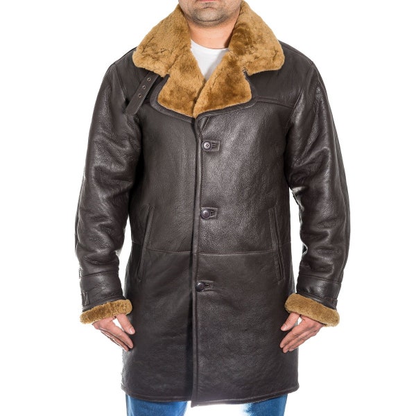 Sheepskin Coat Men - Etsy