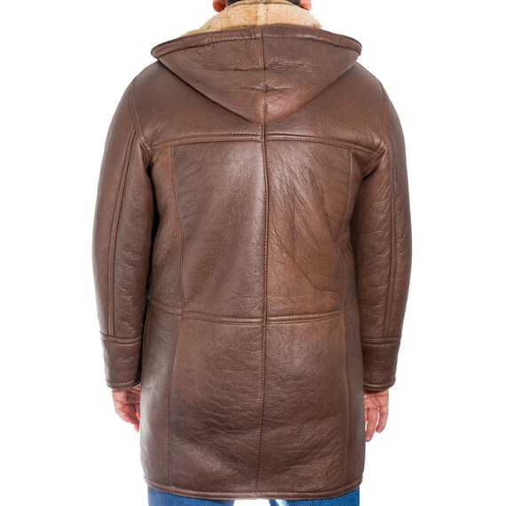 Sheepskin duffle shop coat
