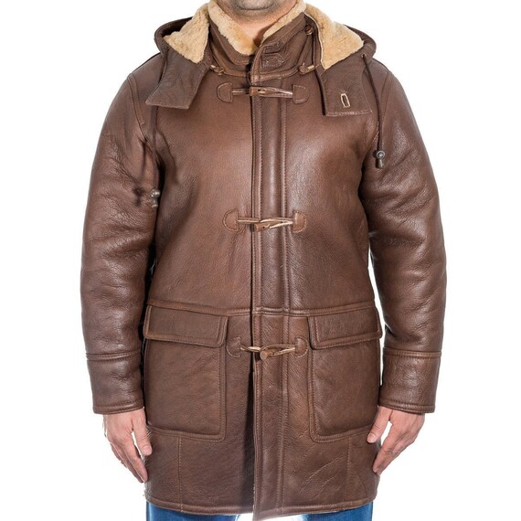 Manteau de duffle dhiver en peau de mouton de peau de mouton Etsy France Manteau de duffle dhiver en peau de mouton de peau de mouton Etsy France