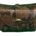 Snake Print Evening Clutch Bag With Detachable Gold Chain - Etsy UK