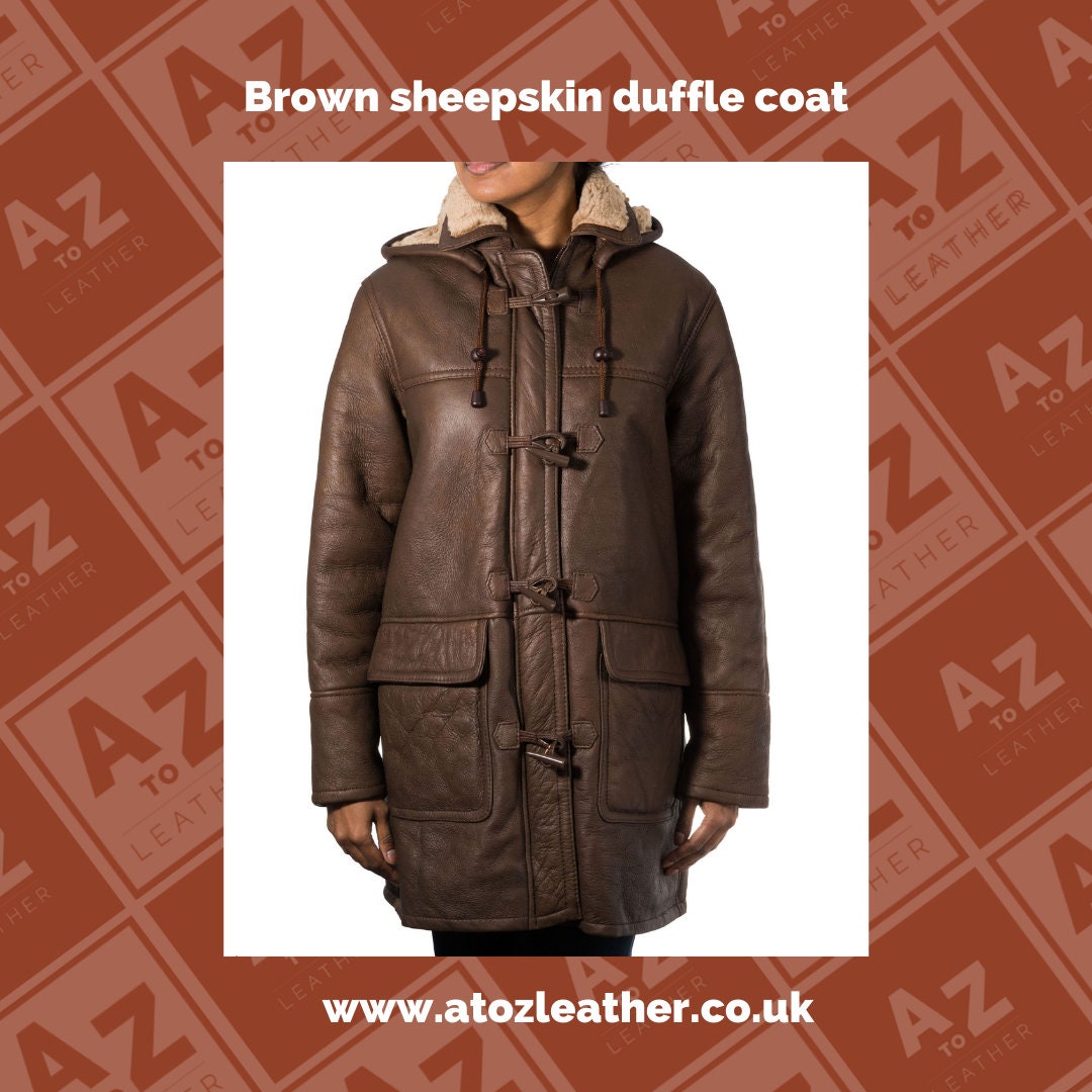 fitted duffle coat with hood