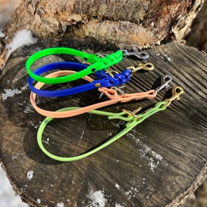 Magic Tab BioThane®- tab leash, tab and handle in one traffic tab, agility tab, grab handle, training tab working dog tab