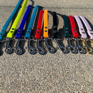 1/2&quot; Bringsel (No handle) BioThane®- tab leash, traffic tab, agility tab, grab tab, training tab working dog tab