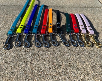 1/2&quot; Bringsel (No handle) BioThane®- tab leash, traffic tab, agility tab, grab tab, training tab working dog tab