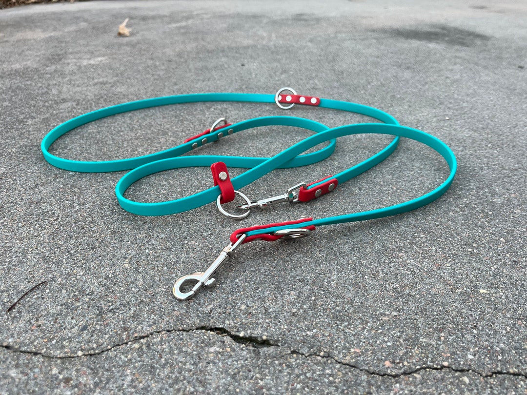 1/2 Two Tonebiothane® Webbing Convertible Leash European Leash Multiuse