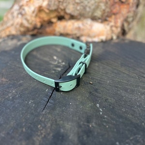 Quick-Release E-collar strap 3/4&quot; BioThane® No Bungee, Waterproof Collar, training collar, remote collar