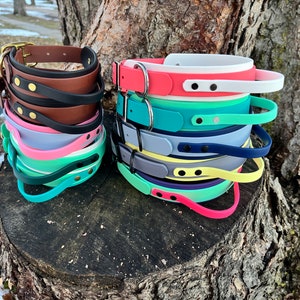 1.5” Double Layer Handle Collar | Beta BioThane® collar | Dock Collar | Sport Collar |Stinkproof | Waterproof |