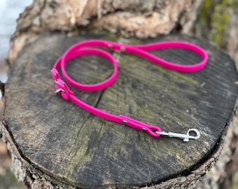 BioThane Waterproof Dog Leash: 1/2" Clip or Slip Leash