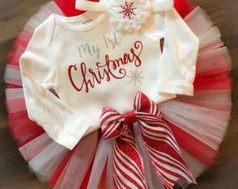 first christmas outfit girl