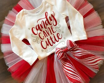 candy cane outfit girl