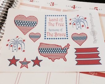 4th of July sheet