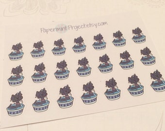 Doggie Bath Planner Stickers