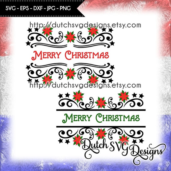 Download 2 Split Monogram Cut Files Christmas Svg Monogram Svg Split Etsy