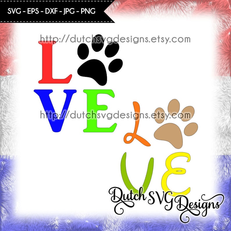 Free Free 279 Love With Paw Print Svg Free SVG PNG EPS DXF File